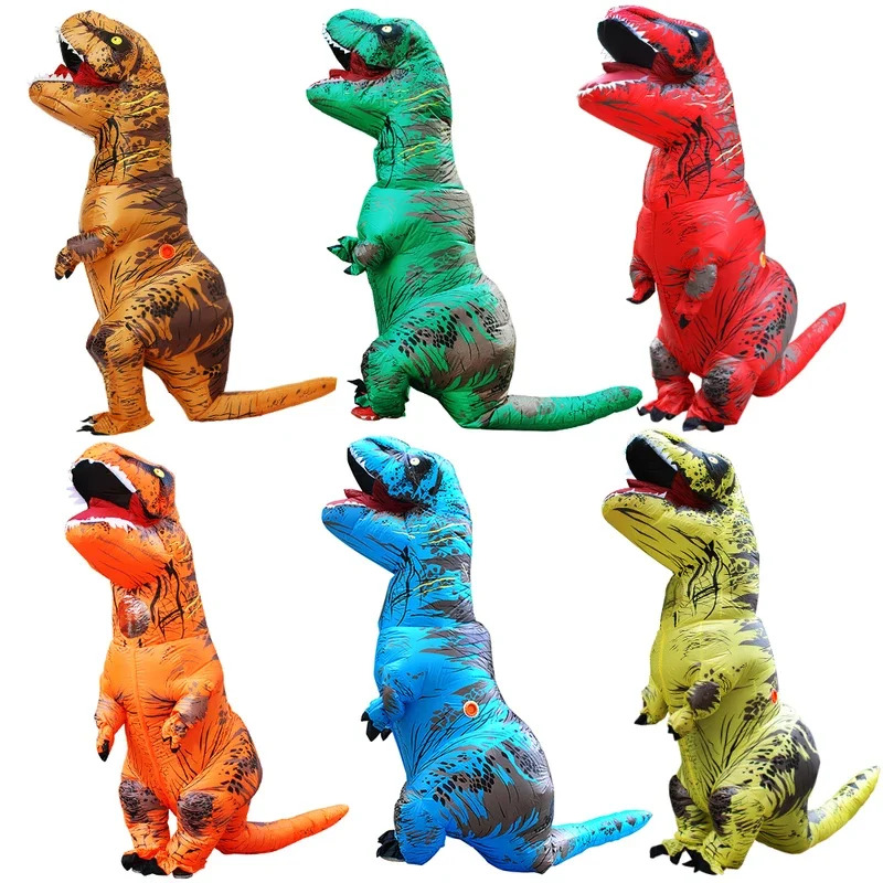 Inflatable Dinosaur Costume Adult - 大人用インフレータブル恐竜コスチュームパーティーコスプレファンシーマスコット男の子動物ハロウィンコスチューム男性女性子供用 NM33