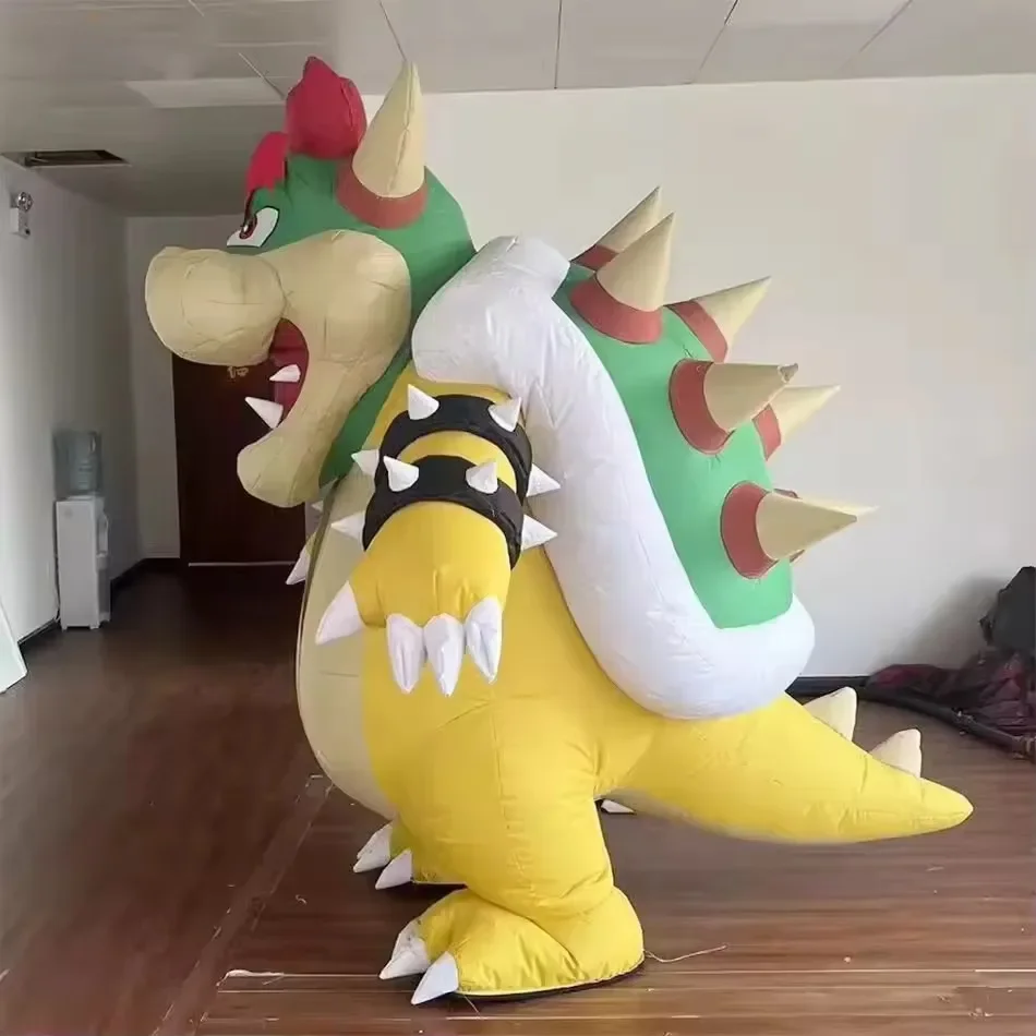 Inflatable Dinosaur Costume Adult - インフレータブル 2 メートルドラゴンタートルマスコット人形コスチュームアニメ漫画恐竜コスプレ大人カーニバルハロウィンパーティードレスバッテリーなし