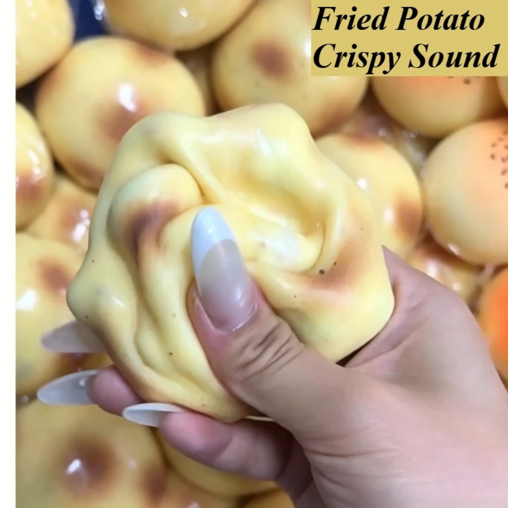 フライドポテト型の柔らかいおもちゃ、カリカリ音のストレス解消 - Novelty Gifts のレビューと価格