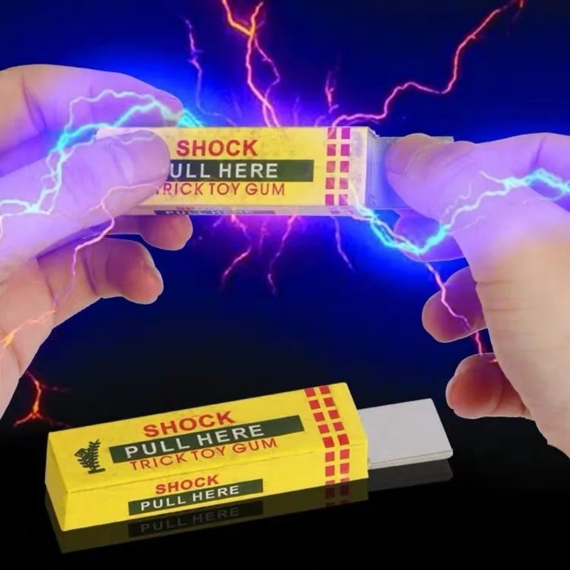 電気ショックジョークチューインガム プルヘッドショッキングト - Shock Pen Prank Toy のレビューと価格