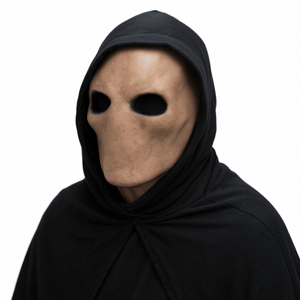 フェイスレスマン ハロウィン スレンダーマンマスク 非毒性  - Latex Alien Mask Realistic のレビューと価格