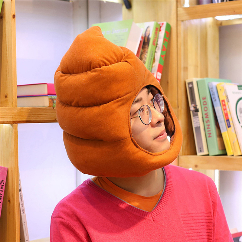 かわいい形の帽子,かわいいおもちゃ,偽のうんち,完全な帽子, - Fake Poop Gag Gift のレビューと価格