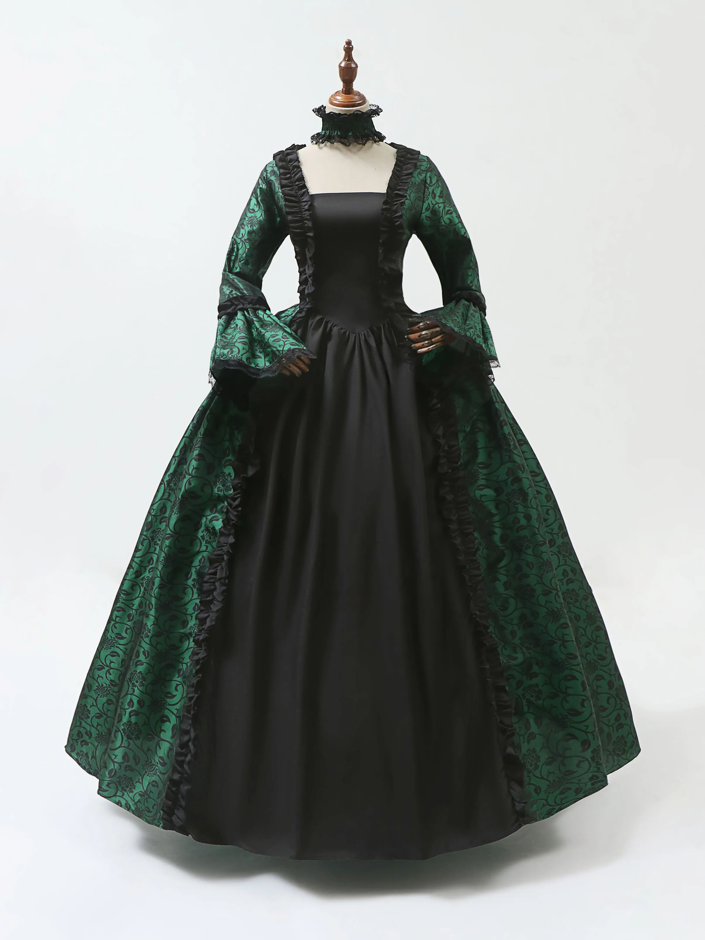 コスプレマリー・アントワネットドレス中世フレアスリーブビクト - Medieval Renaissance Dress Women のレビューと価格