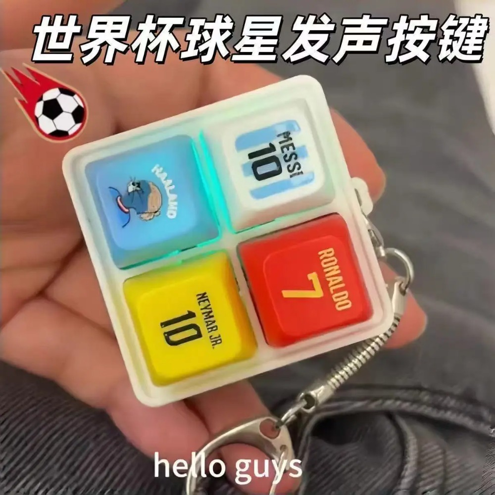 ハーランド ファンボタンキーチェーン サウンドトイ、サッカー - Prank Toys のレビューと価格