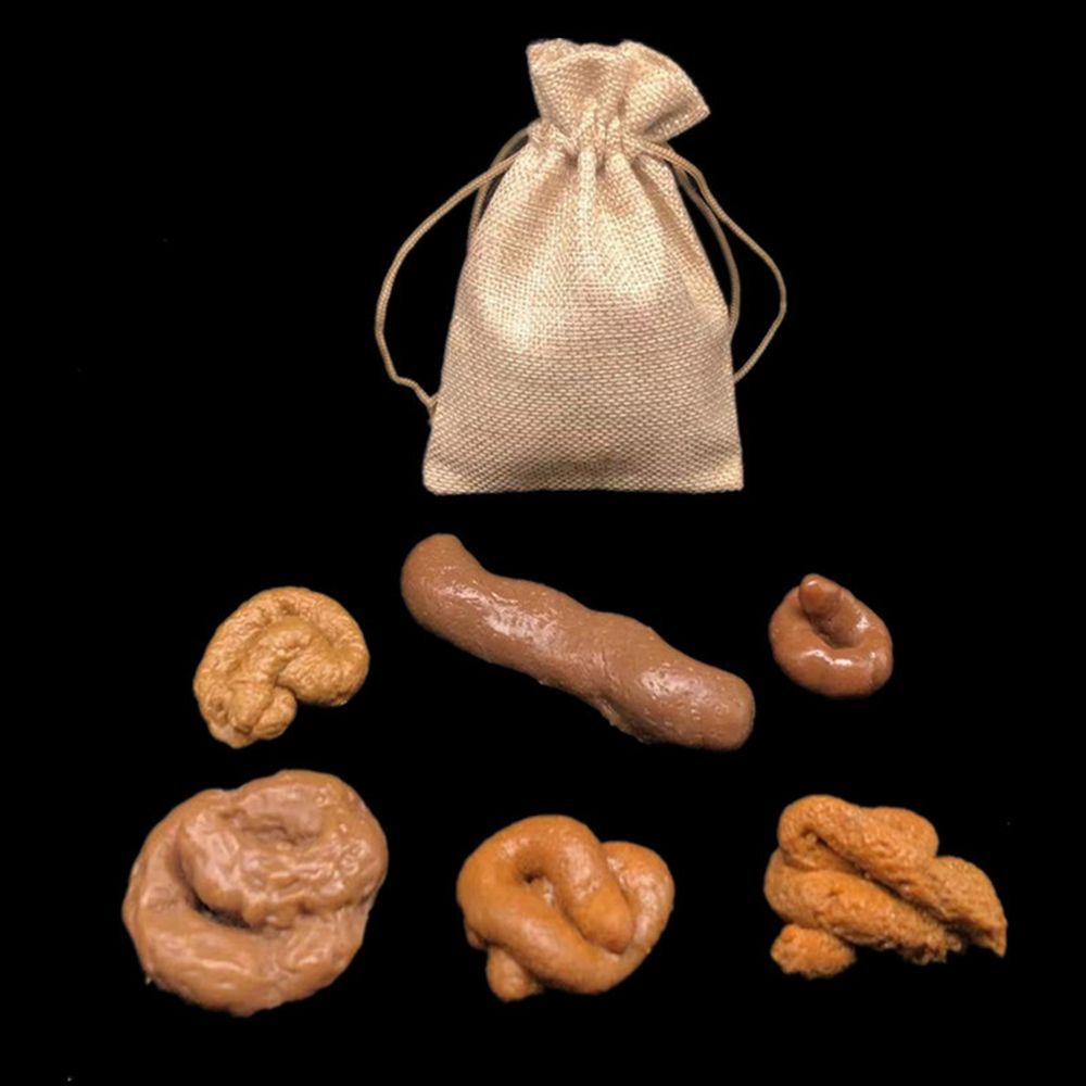 6 個ジョークトリッキーおもちゃガジェットスクイッシュ抗スト - Fake Poop Gag Gift のレビューと価格