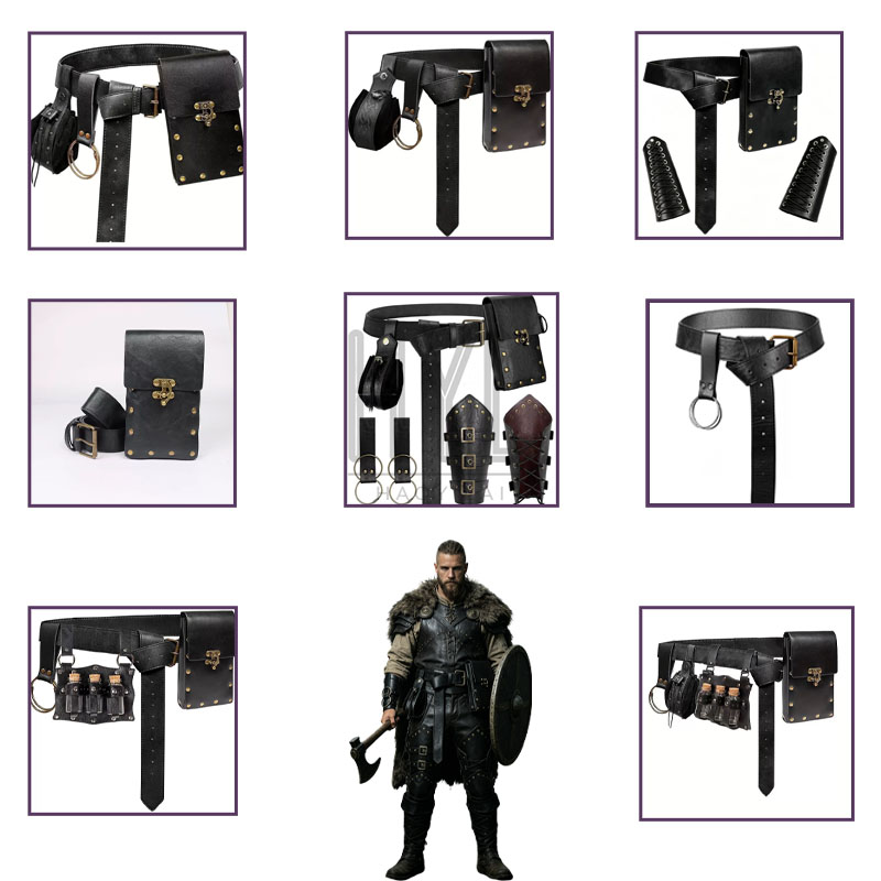 バイキングコスチュームアクセサリーセット 中世レトロスチーム - Costumes のレビューと価格