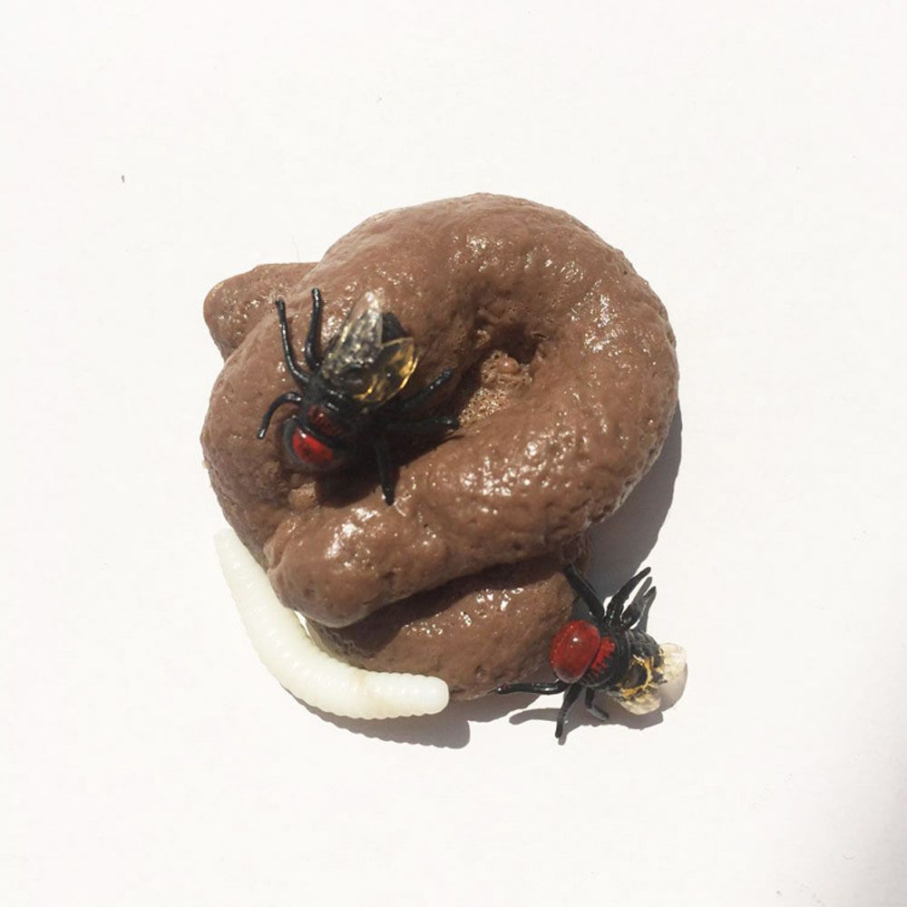 偽の犬のポップのおもちゃ、エプロン、現実的な偽の道路の子犬、 - Fake Poop Gag Gift のレビューと価格