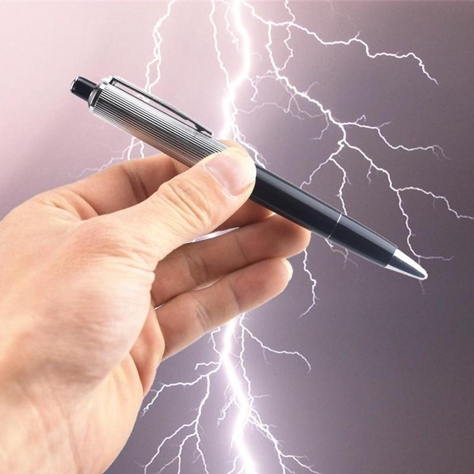 1 個クリエイティブファンシーボールペンショッキング電気ショ - Shock Pen Prank Toy のレビューと価格