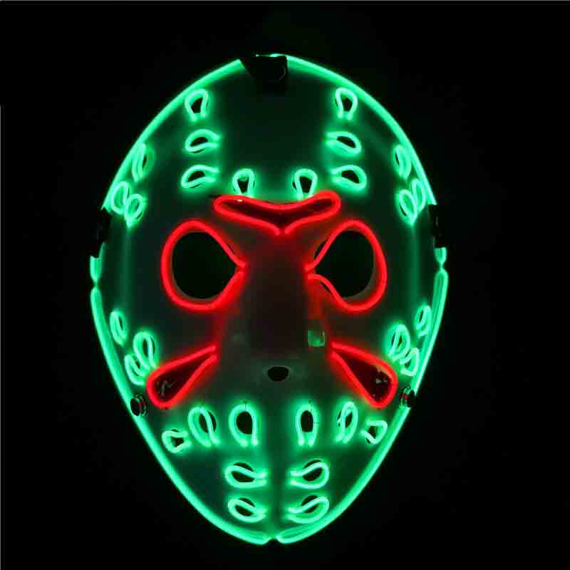 2023 ライトアップパージマスク LED マスク怖いハロウ - Led Purge Mask Halloween のレビューと価格