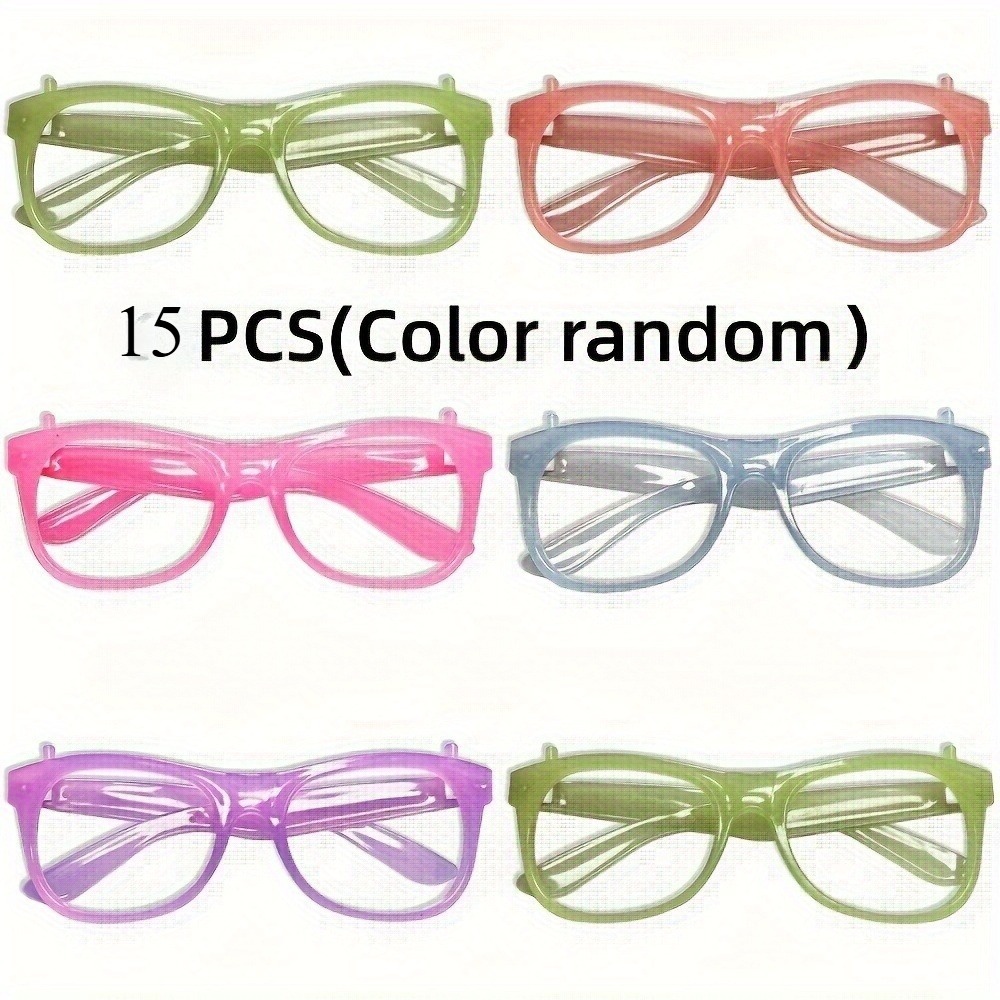 5/12 個 UV グローインザダークグラス ファッション  - Glow In The Dark Party Glasses のレビューと価格