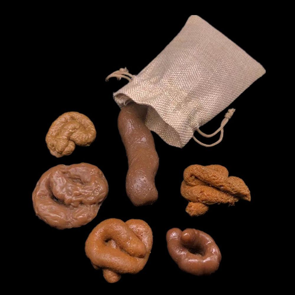 6個入りジョークグッズ　ストレス解消グッズ　リアルな偽うんち - Fake Poop Gag Gift のレビューと価格