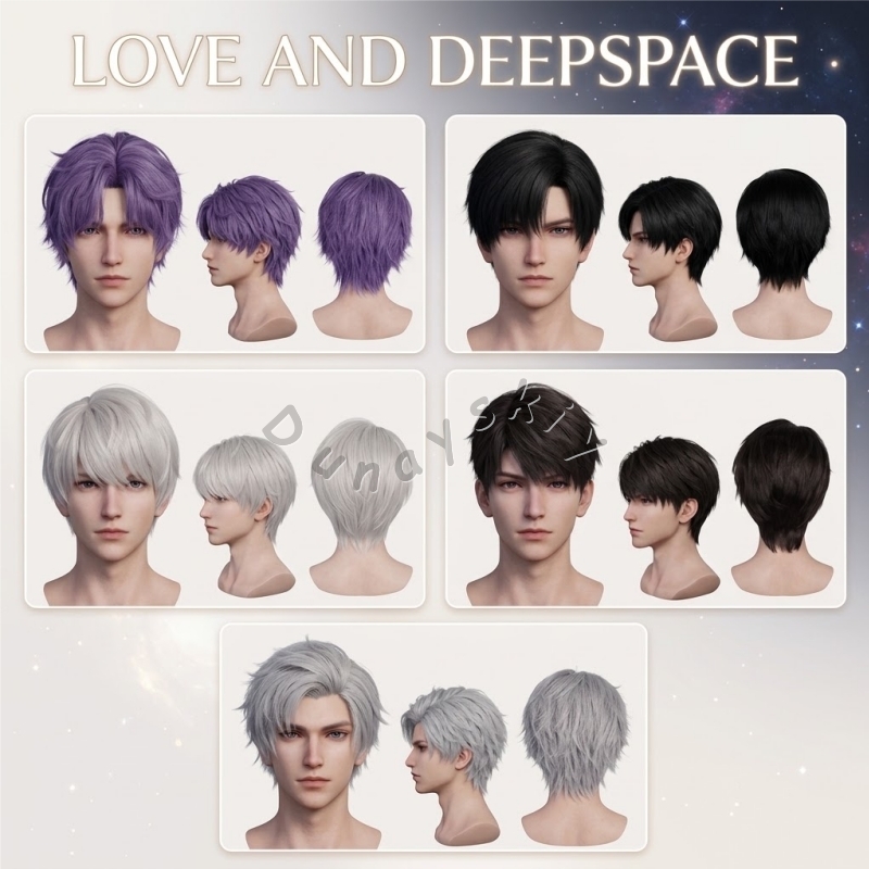 ラブ・アンド・ディープスペース コスプレウィッグ ​ ​ ザ - Anime Cosplay Wig Heat Resistant のレビューと価格