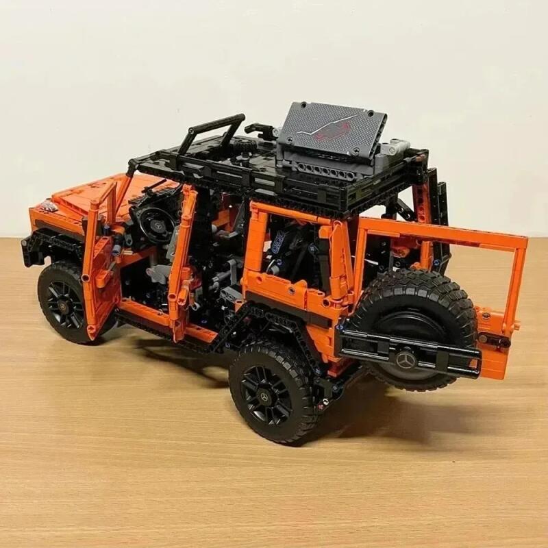 オレンジ色のオフロード車G500は、家庭用パズル組み立て玩具 - Novelty Gifts のレビューと価格