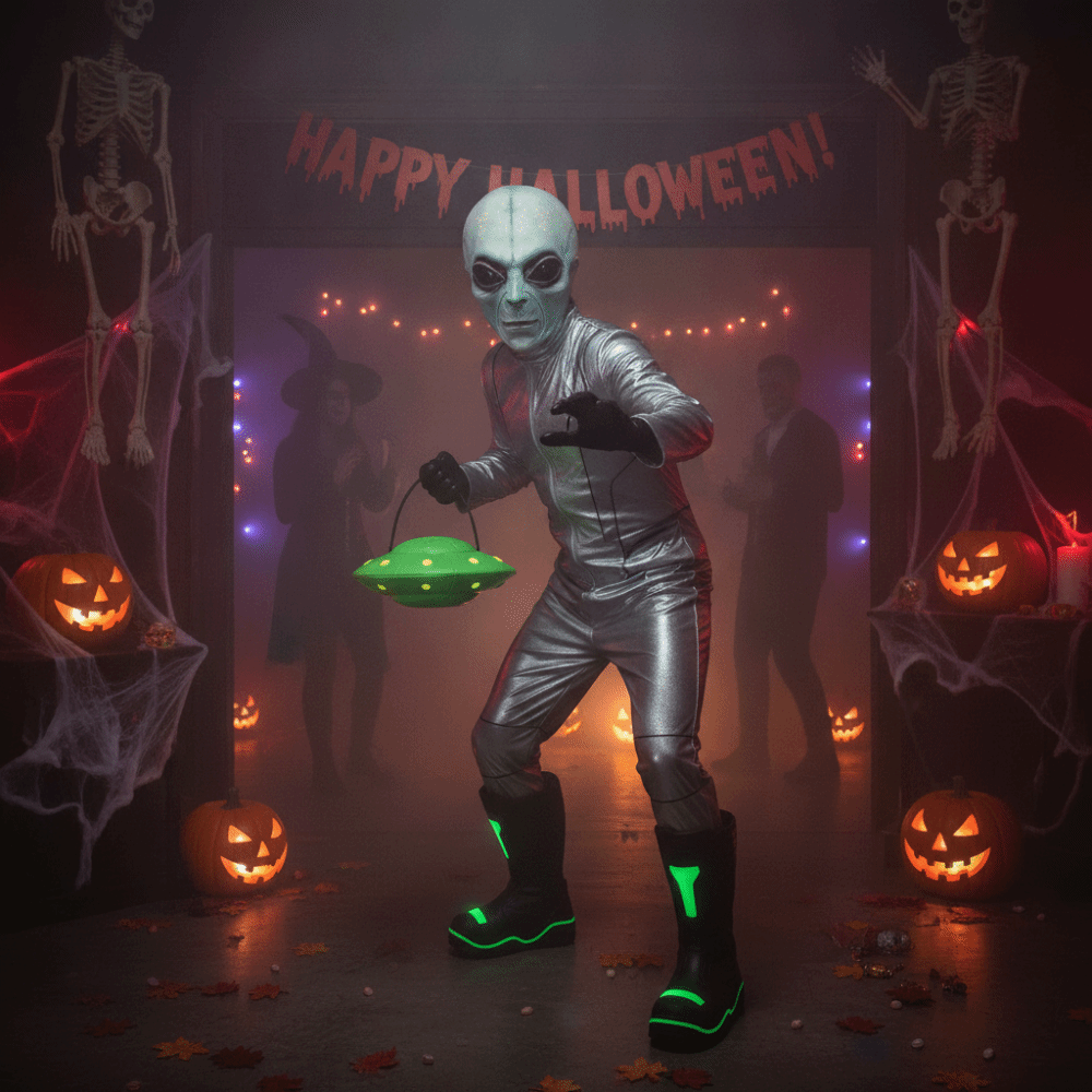 ラテックス素材のエイリアンマスク、グリーンエイリアンマスク、 - Latex Alien Mask Realistic のレビューと価格